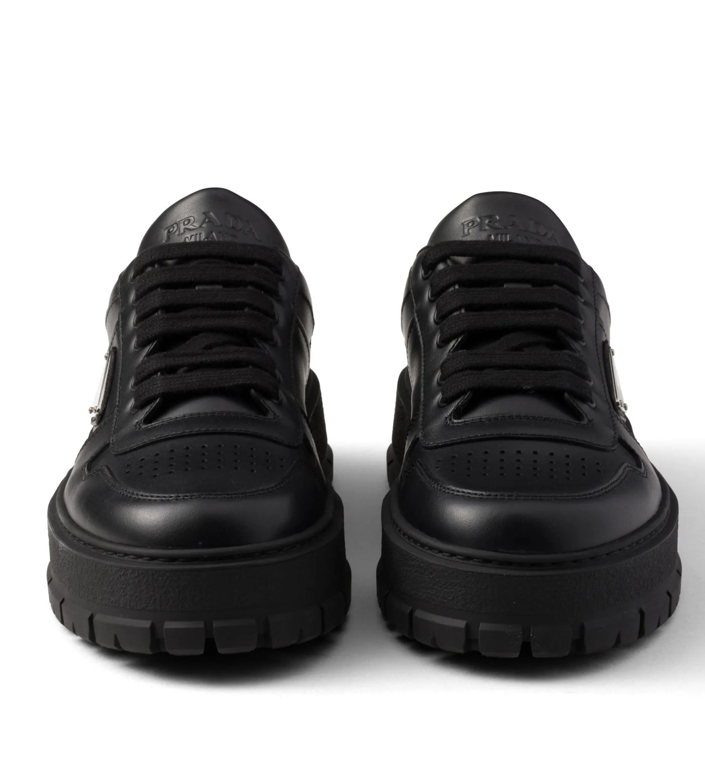 monochrome chunky sole sneakers