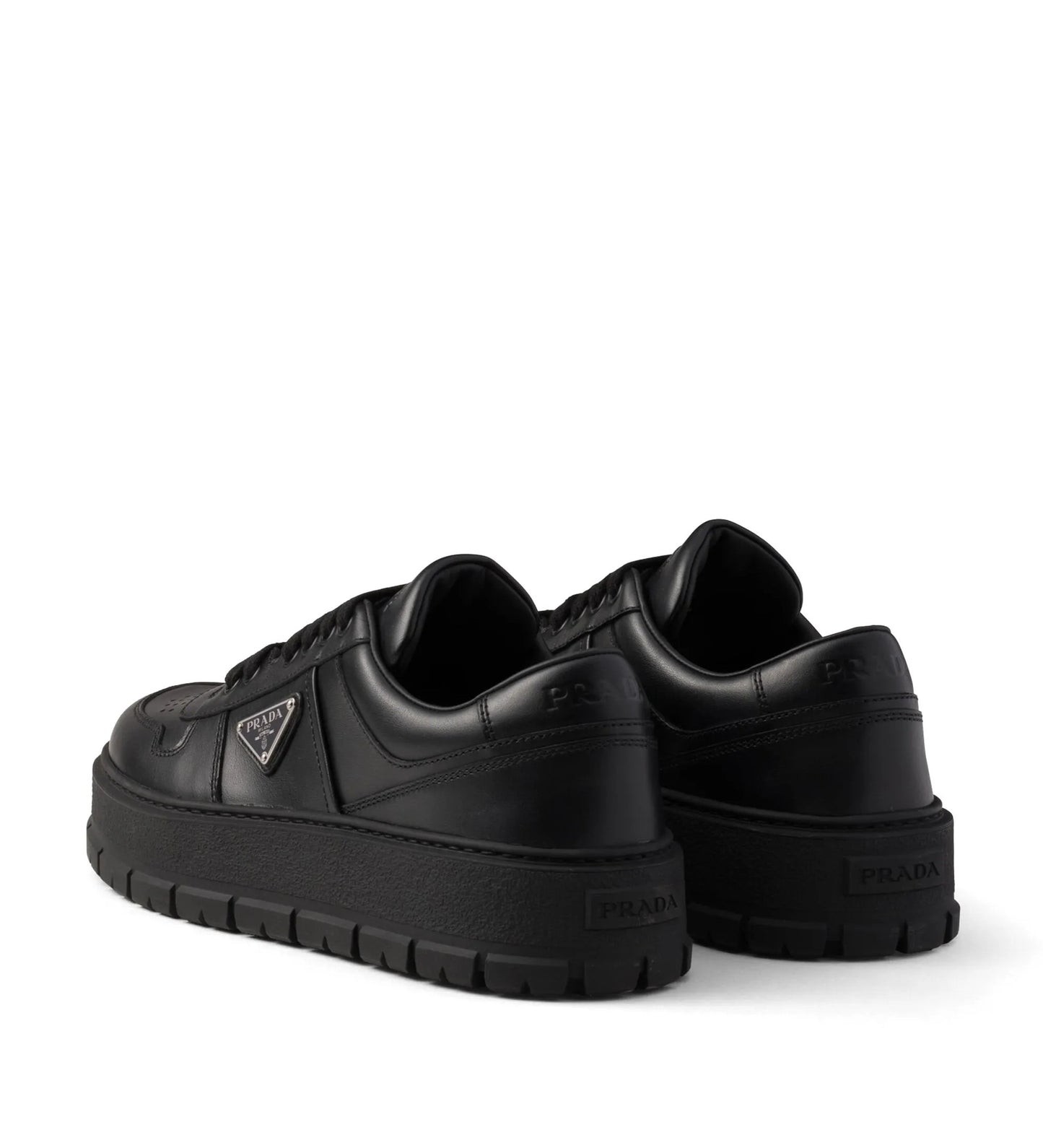monochrome chunky sole sneakers