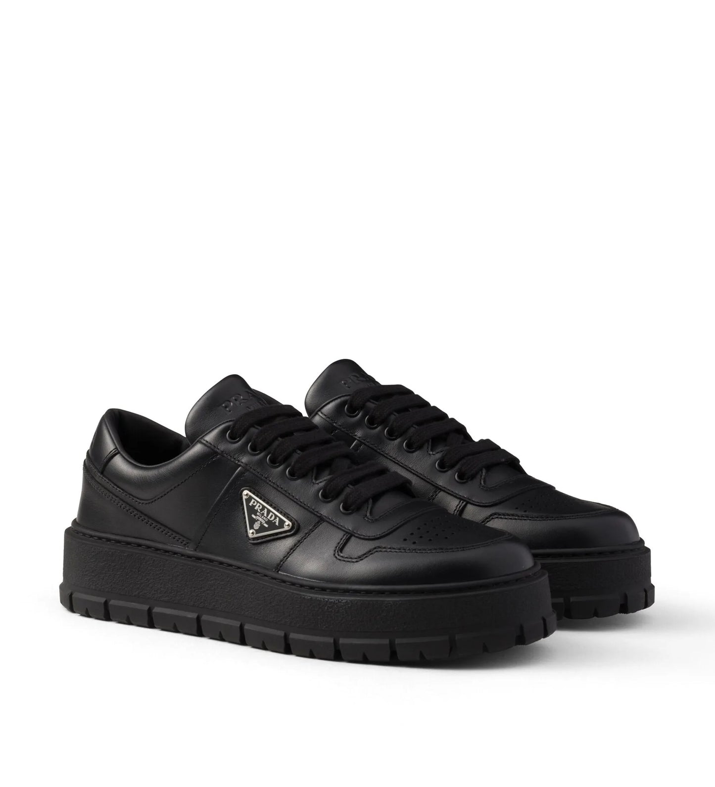 monochrome chunky sole sneakers
