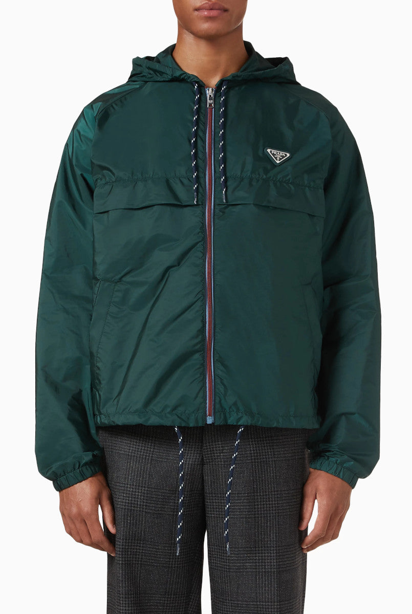 prada re-nylon hooded jacket