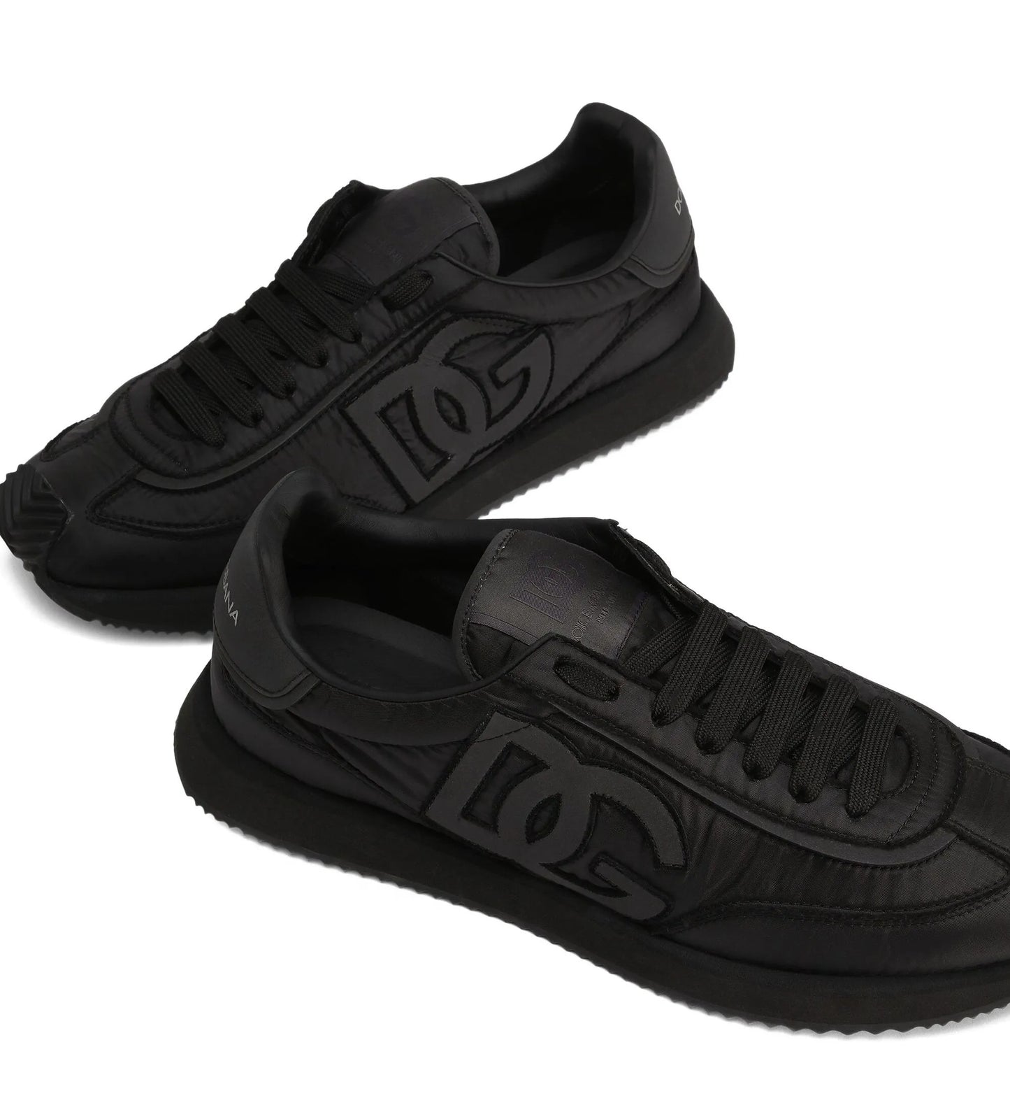 logo-embellished panelled sneakers
