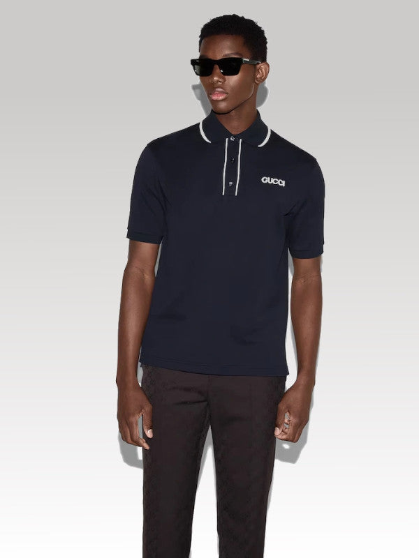 gucci classic logo polo shirt