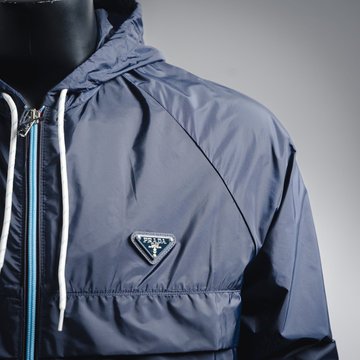 prada re-nylon hooded jacket