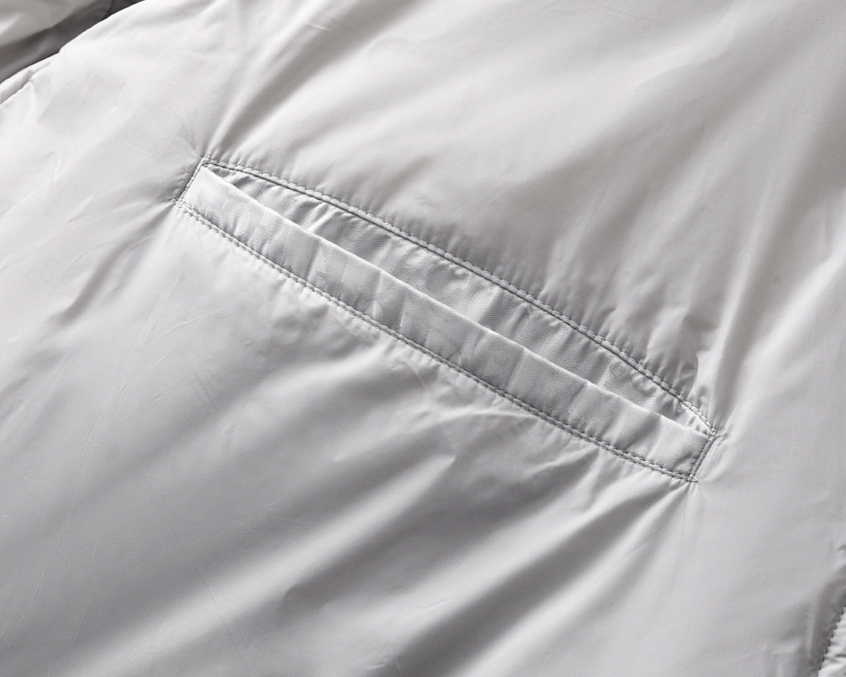 monogram puffer hybrid jacket