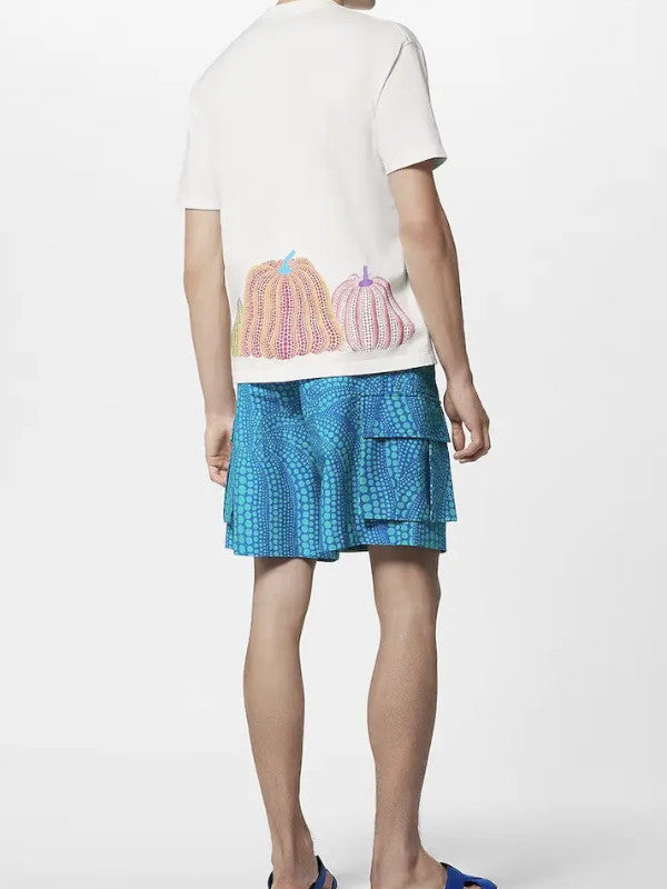 lv x yk pumpkin print t-shirt