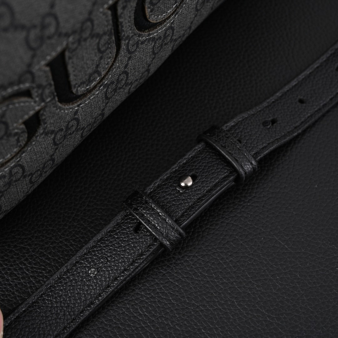 embossed leather crossbody bag