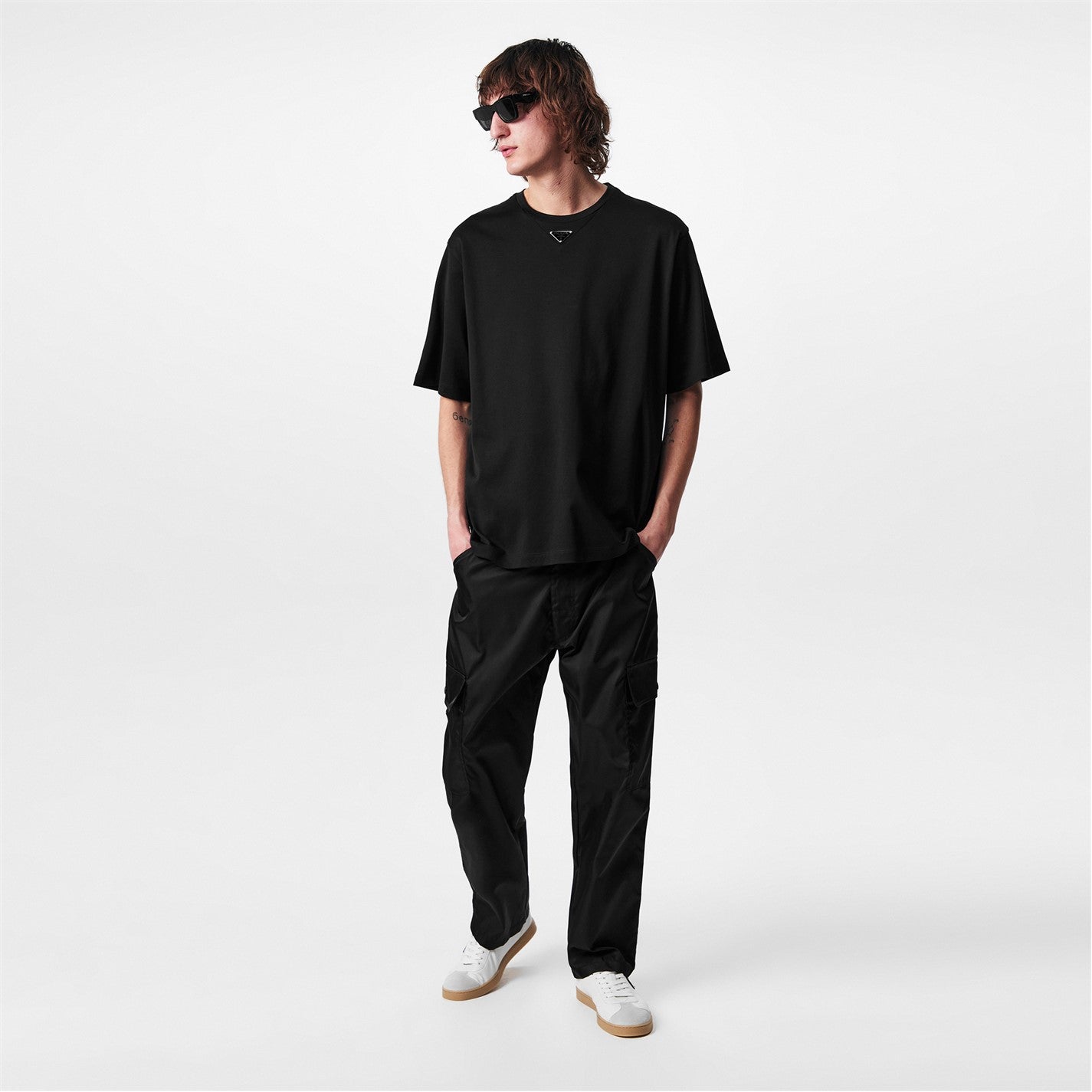prada milano signature t-shirt
