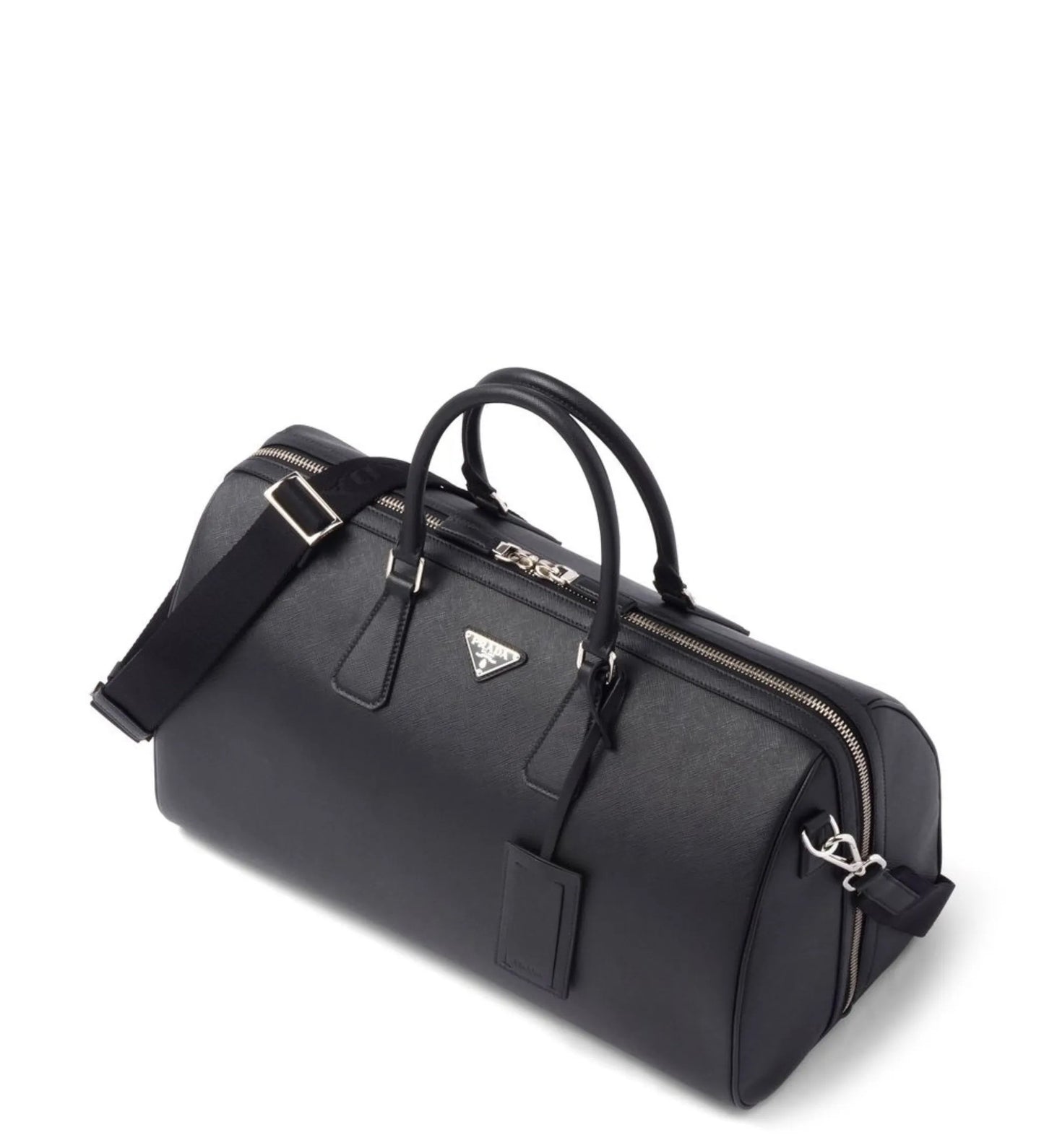 prada saffiano duffle bag