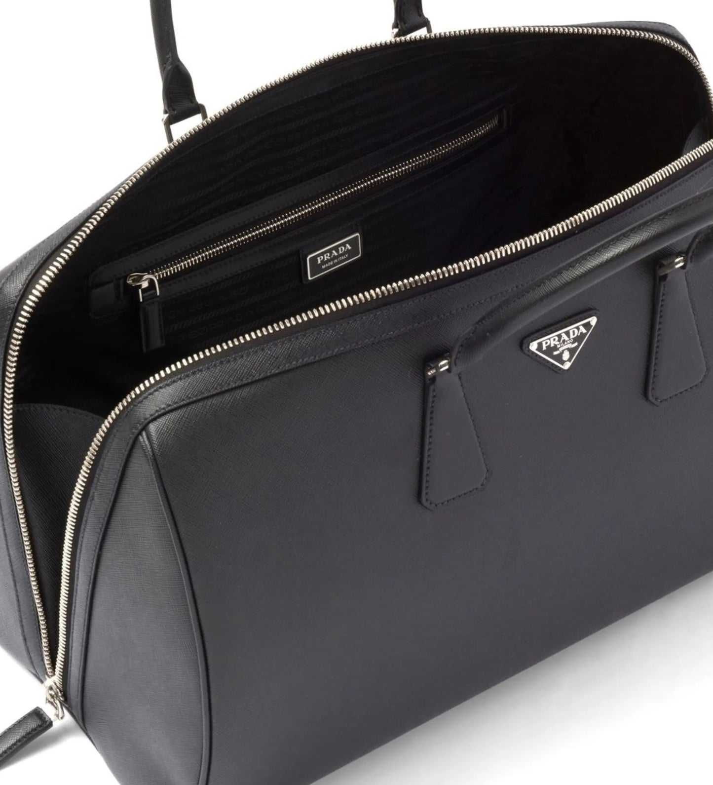 prada saffiano duffle bag
