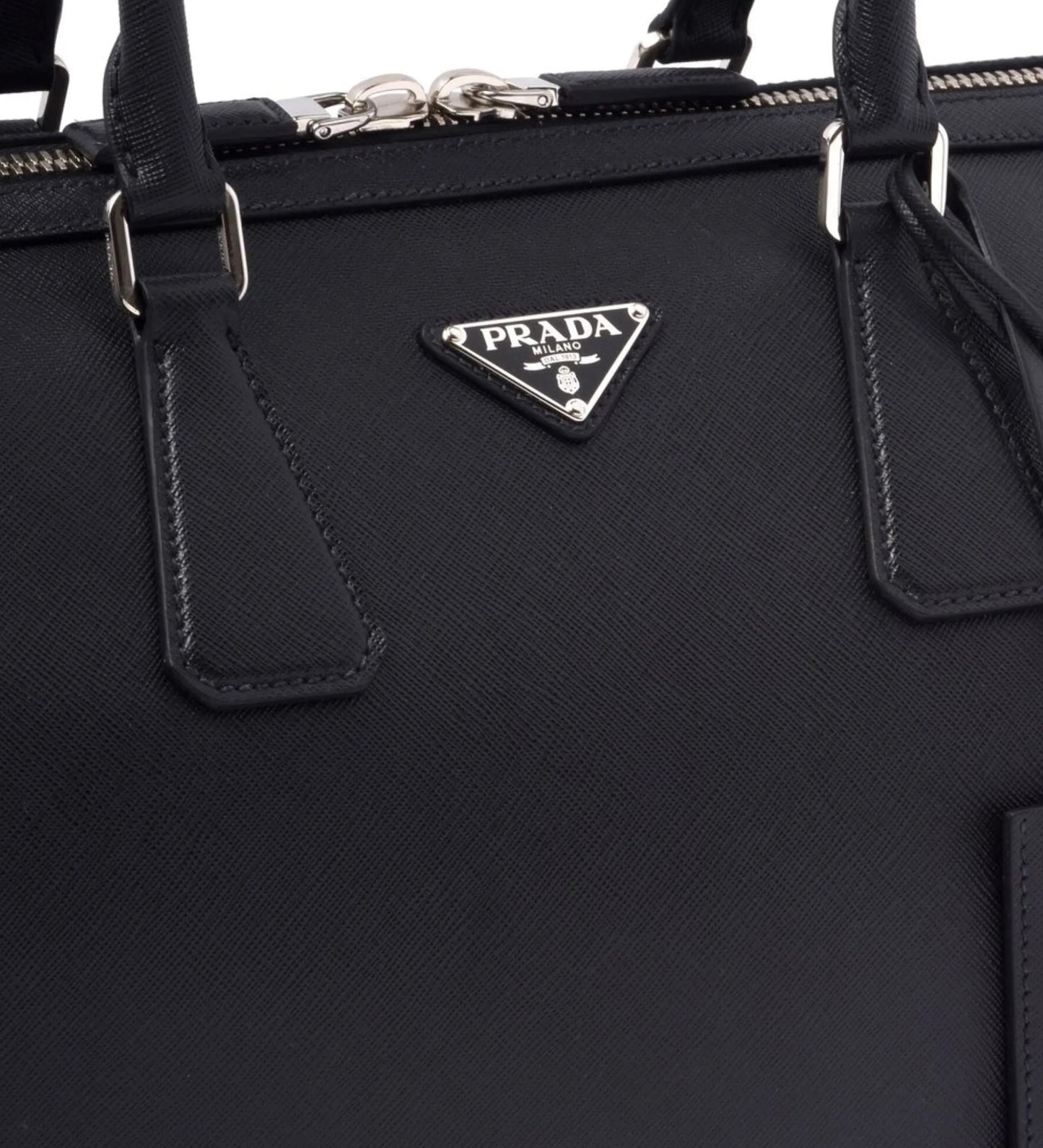 prada saffiano duffle bag