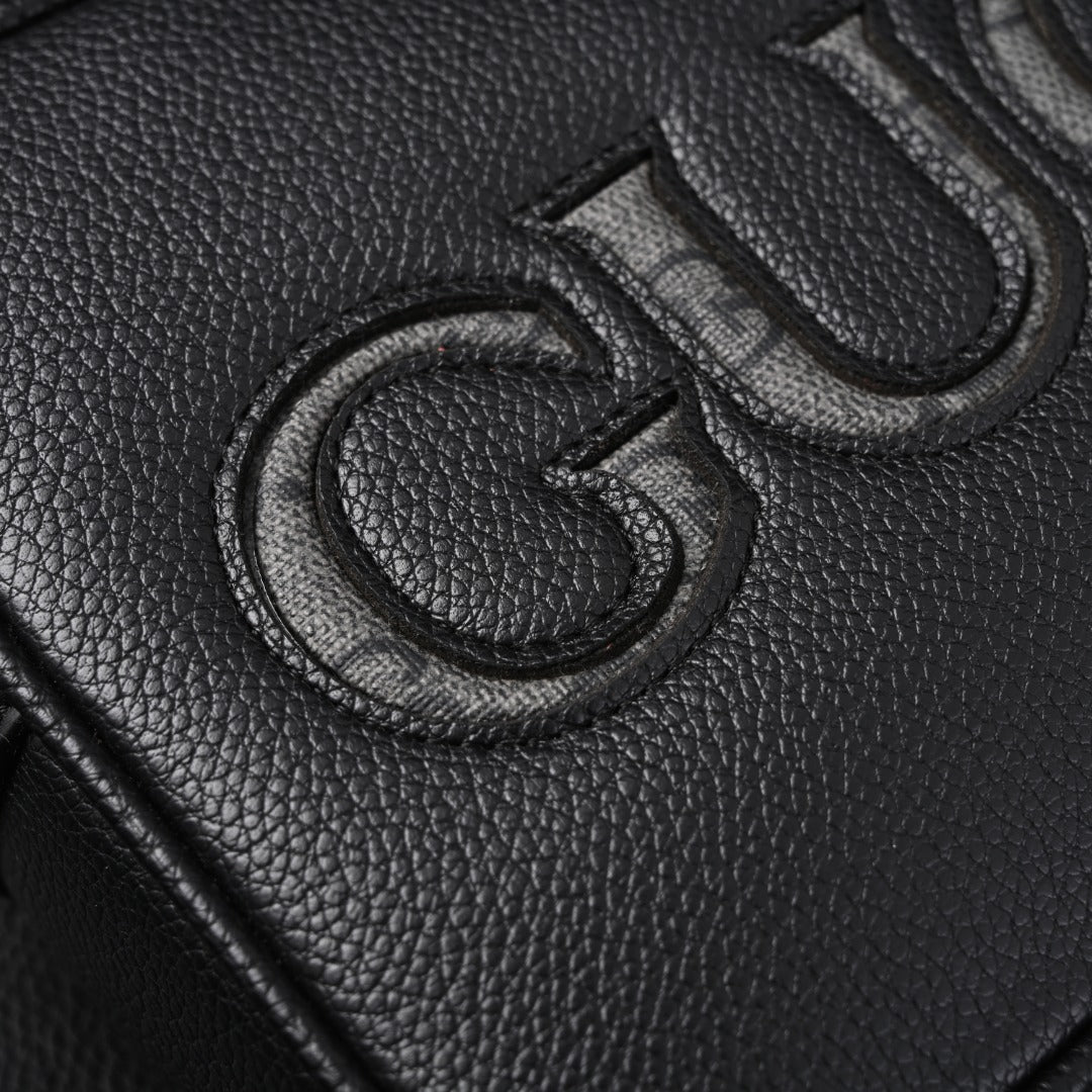 embossed leather crossbody bag