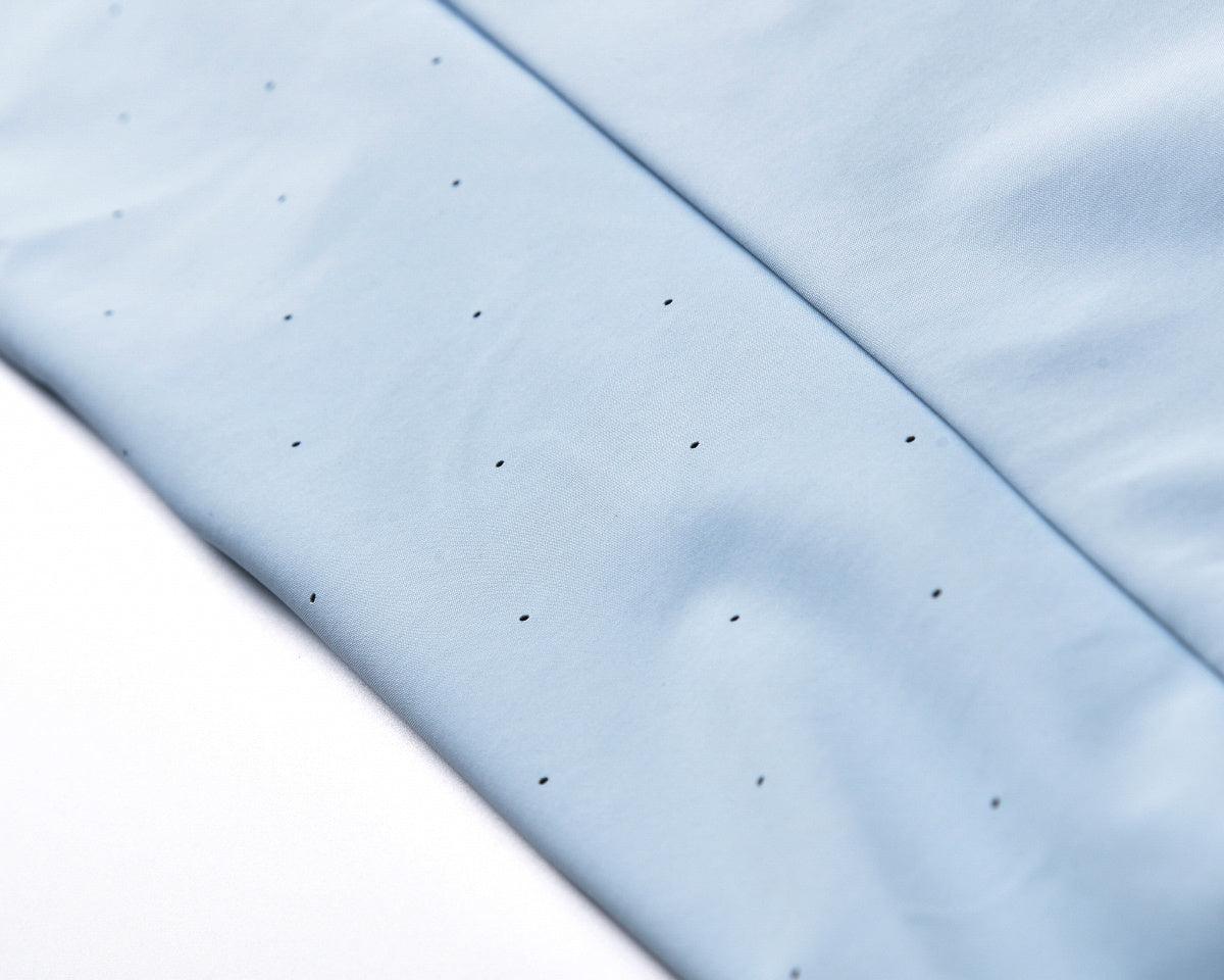 lightweight technical hooded jacket – ice blue