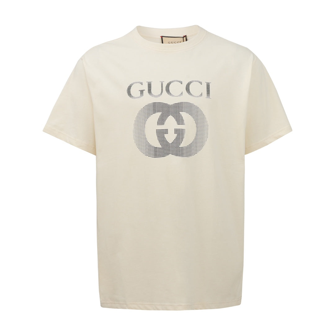 crystal gg logo cotton t-shirt