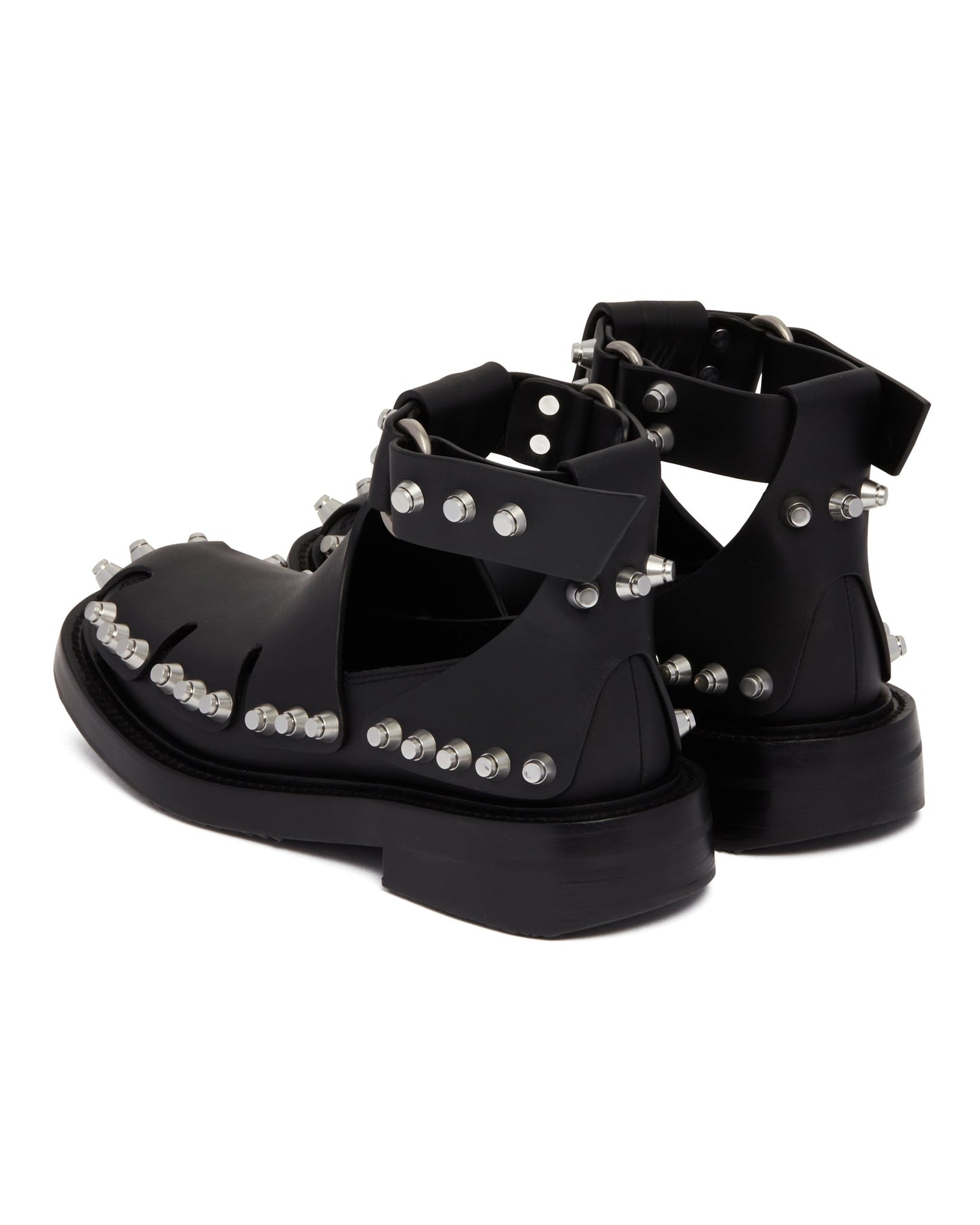 black dixon studded sandals