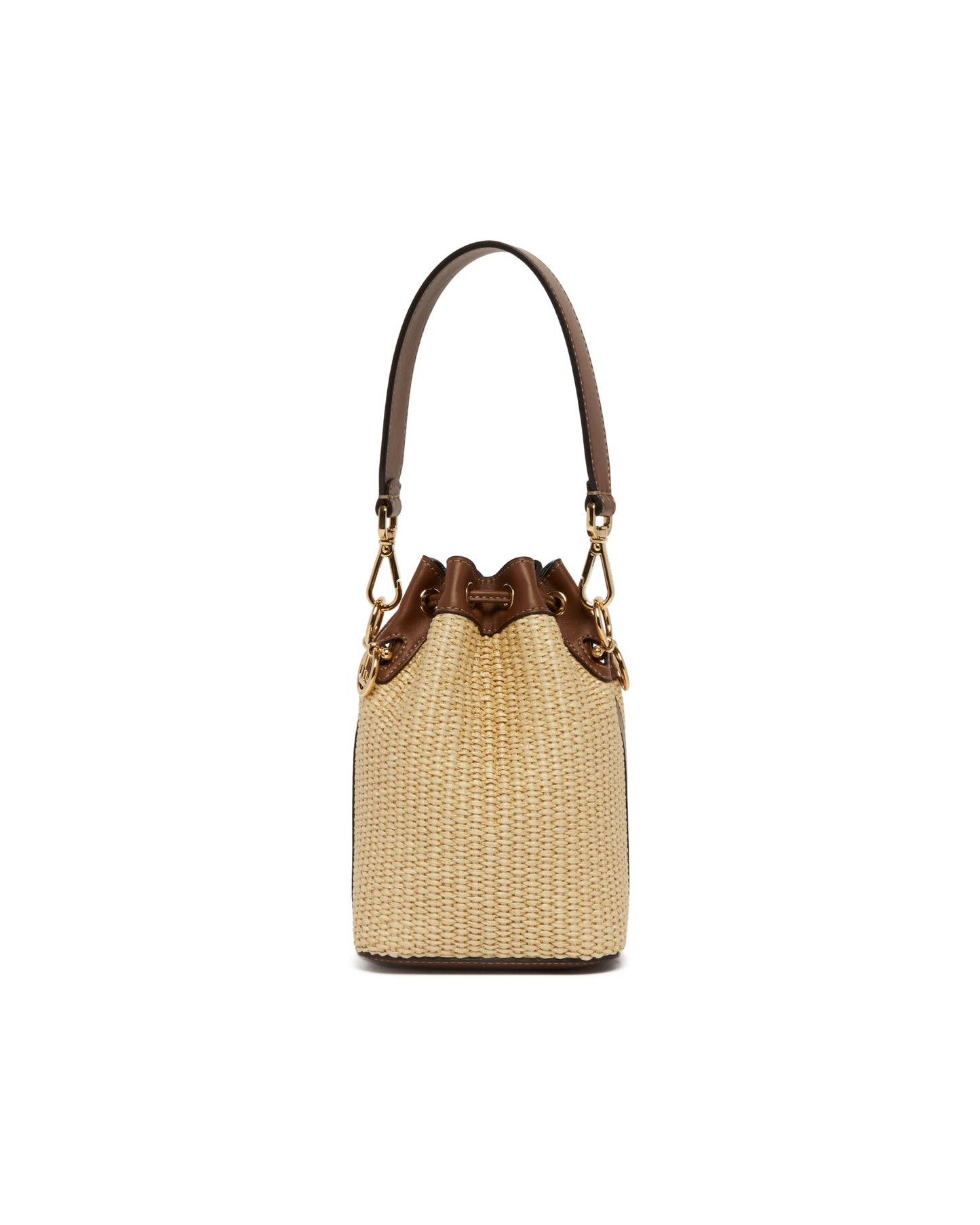 mon tresor raffia mini bag