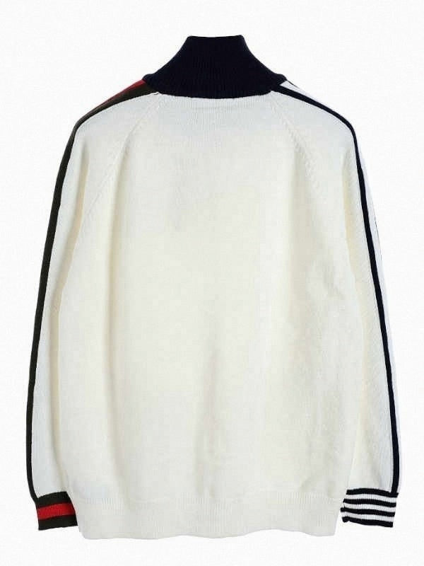 adidas x gucci viscose zip-up jacket oversized