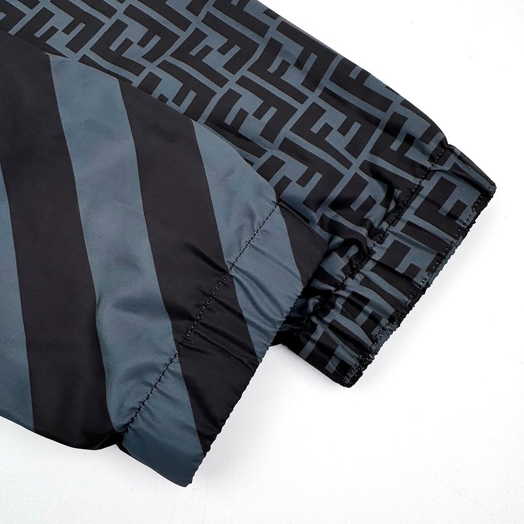fendi x off-white reversible hooded jacket