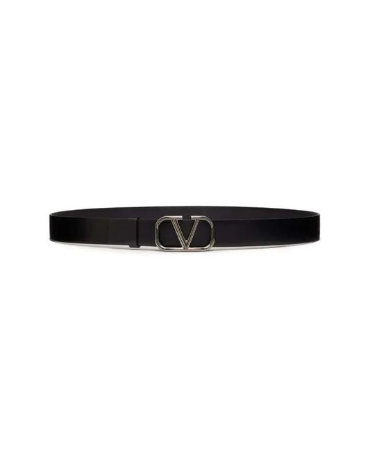 Valentino Garavani VLogo Signature Leather Belt
