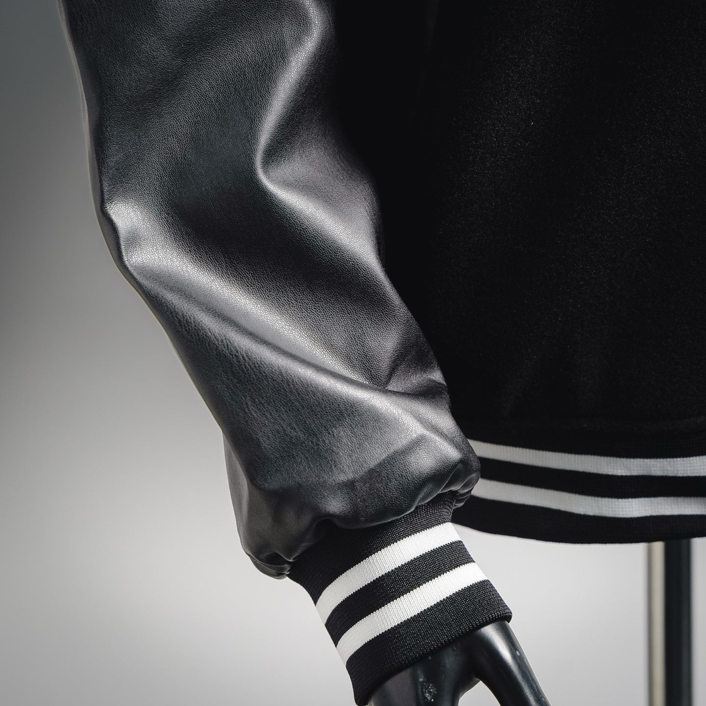 varsity jacket with hood