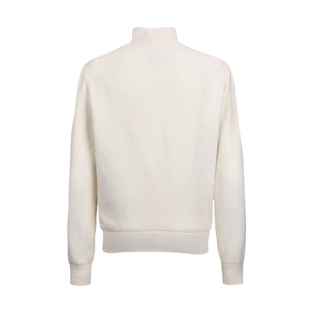 moncler padded knit-down zip jacket