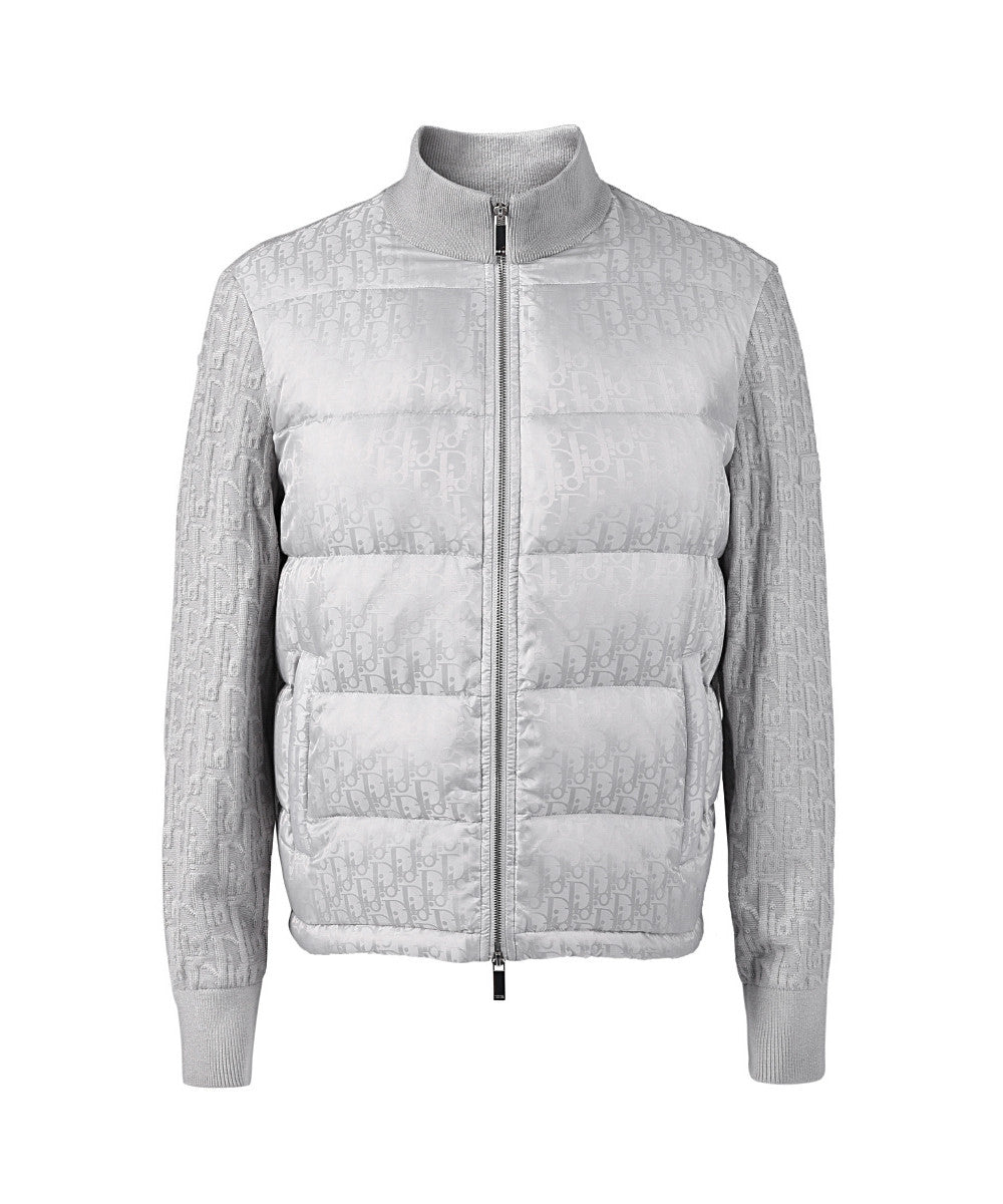 monogram puffer hybrid jacket