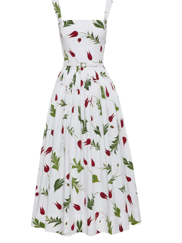 tulip midi dress