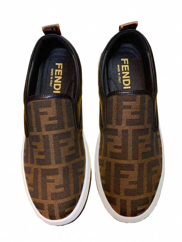 fendi slip-on sneakers