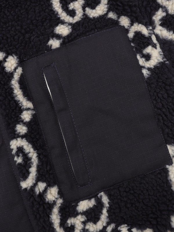 gucci signature sherpa hoodie