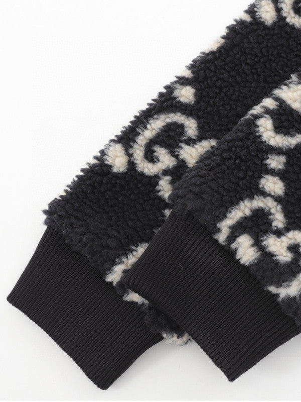 gucci signature sherpa hoodie