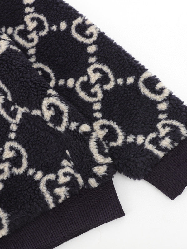 gucci signature sherpa hoodie