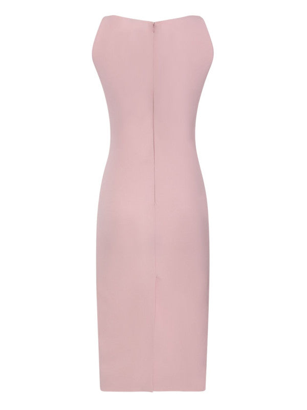 satin bustier mini dress