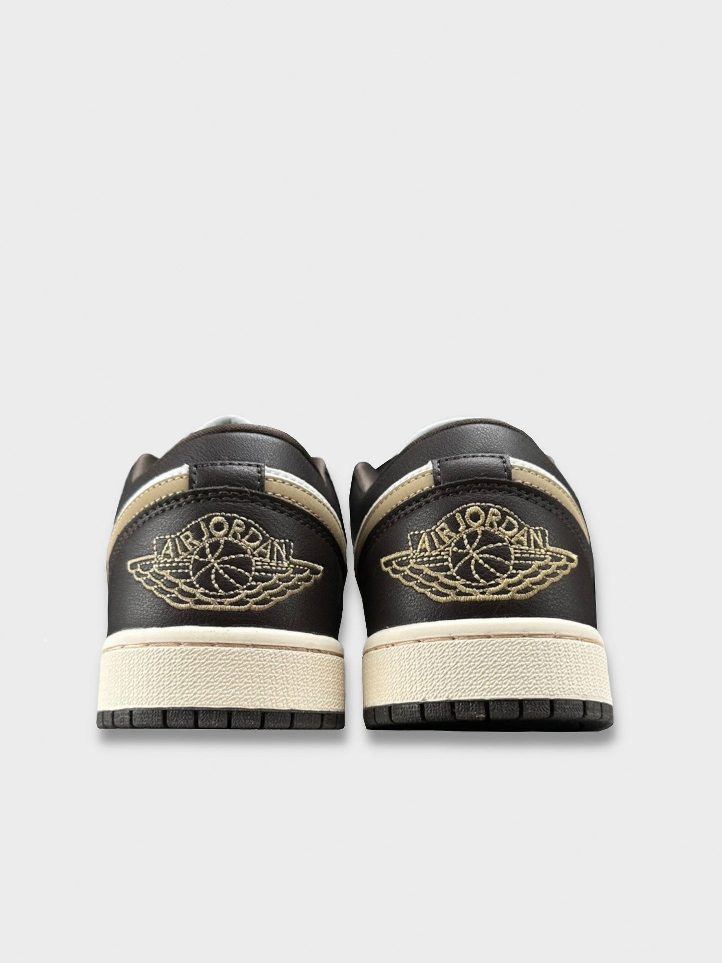 aj1 low "shadow brown" sneakers