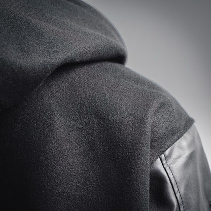 Varsity Jacket with Hood