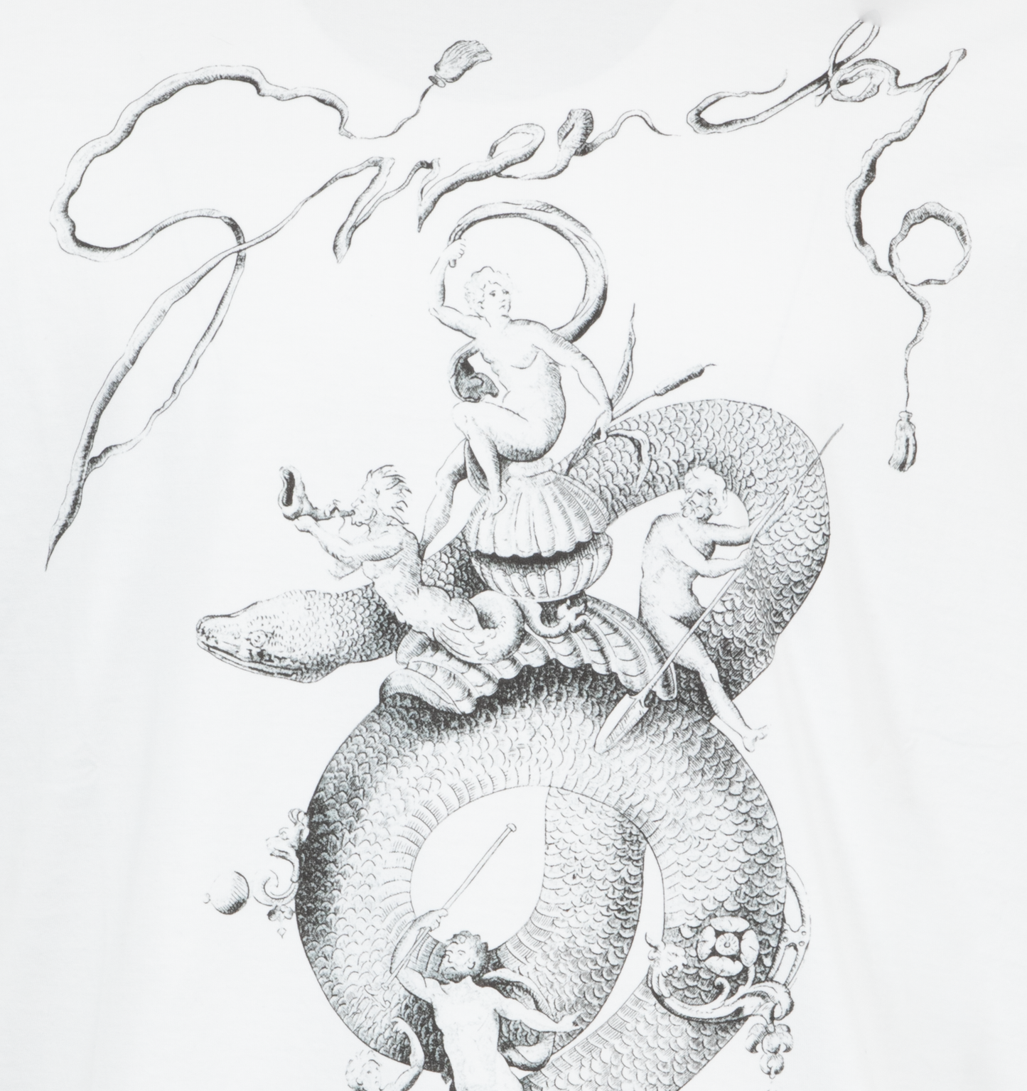 cny snake print t-shirt
