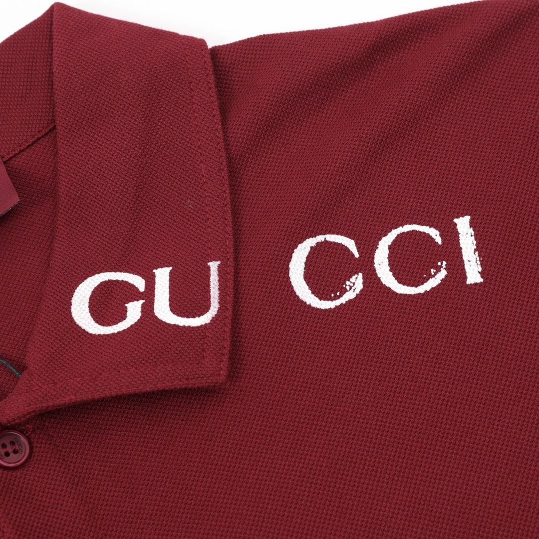 embroidered logo polo shirt
