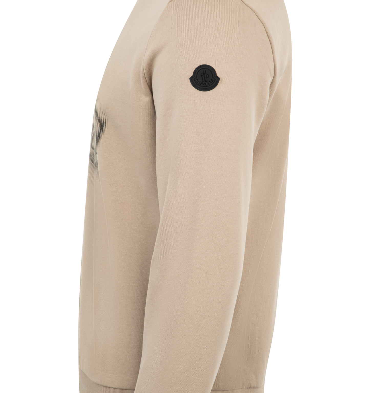 blurred logo sweatshirt