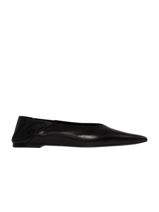 Leather Ballerina Flats