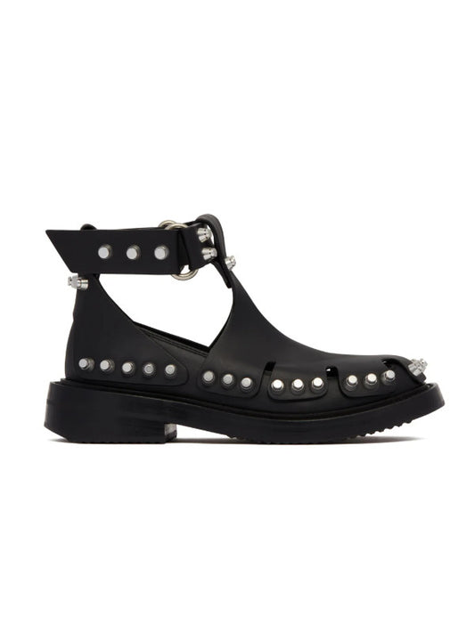 Black Dixon Studded Sandals