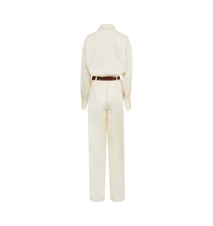 Jumpsuit in Cotton Sateen