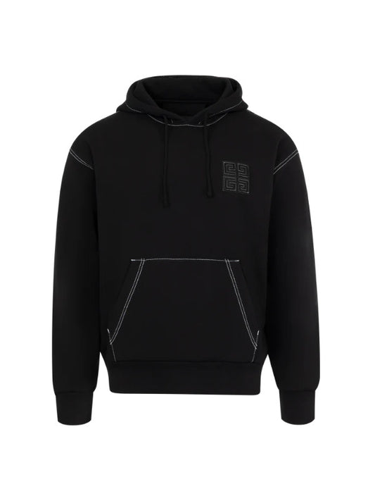 Boxy Fit 4G Embroidered Hoodie