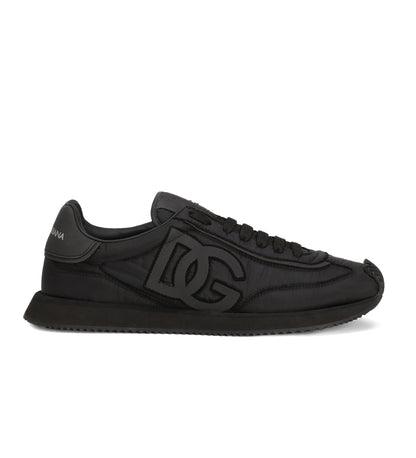 Logo-embellished panelled sneakers