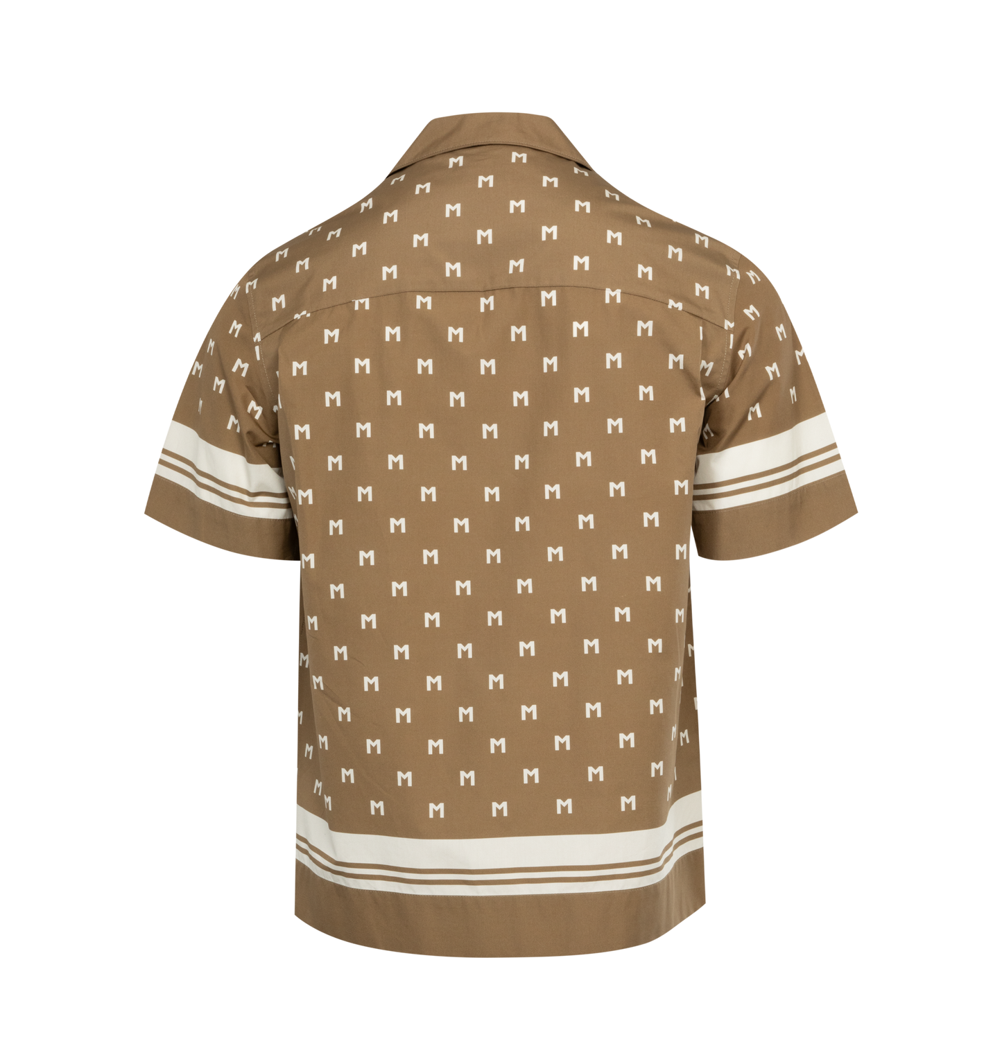 monogram print shirt