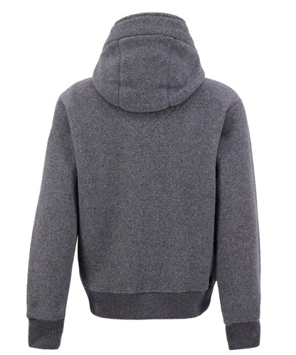 Wool Fleece Zip-Up Hoodie