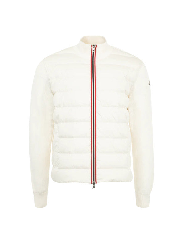 padded sip-up cardigan