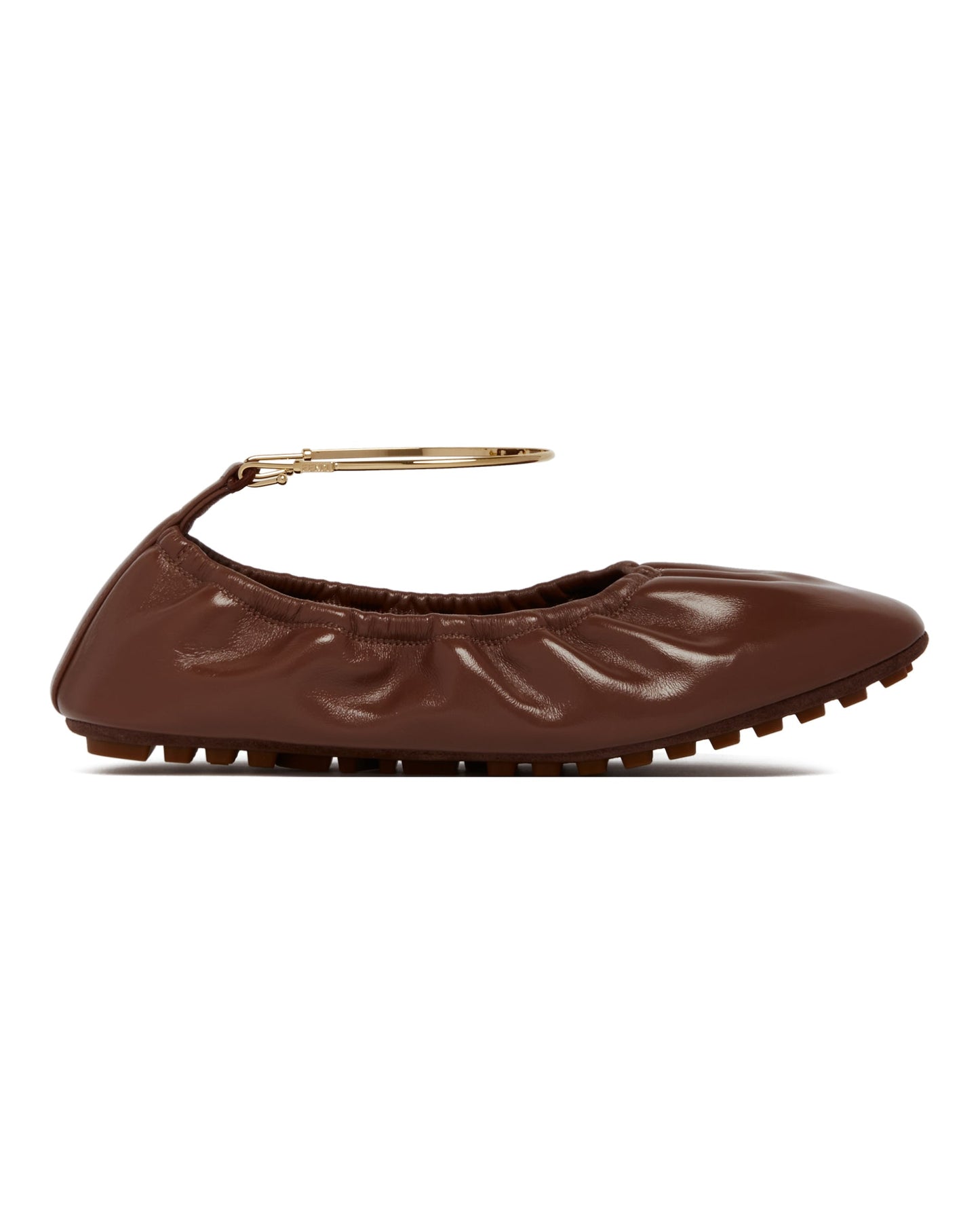 brown ff ballerinas