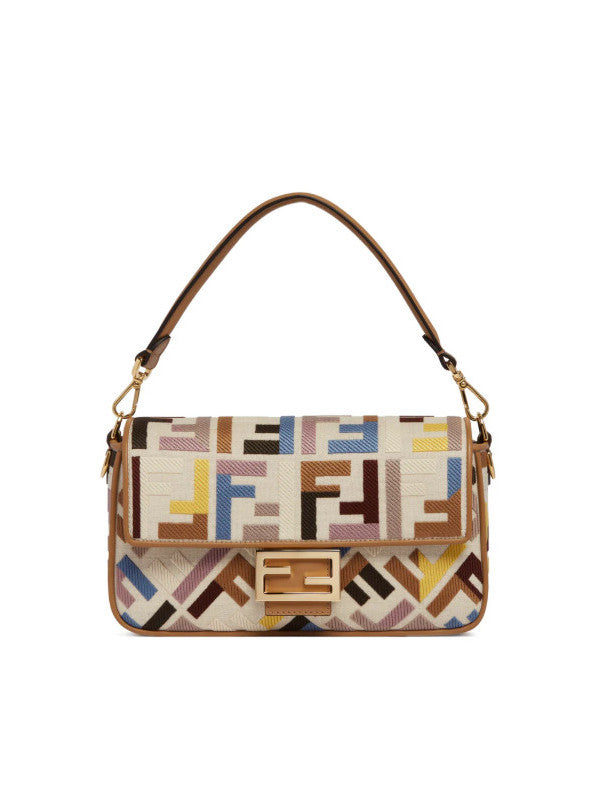 multicolor baguette bag