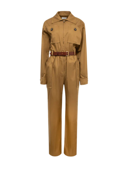 Cotton Twill Jumpsuit