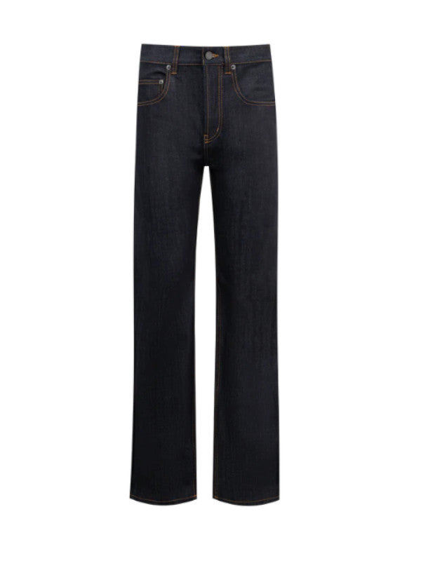 mid straight baggy jeans