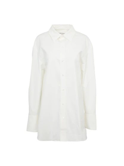 Oversized Shirt in Cotton Poplin