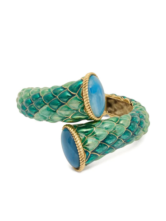 Scaled cuff bracelet